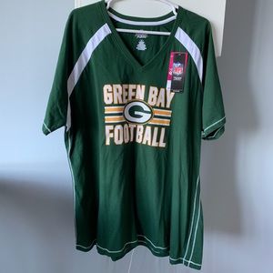 Authentic Cotton Green Bay Varsity Tee NWT 2X